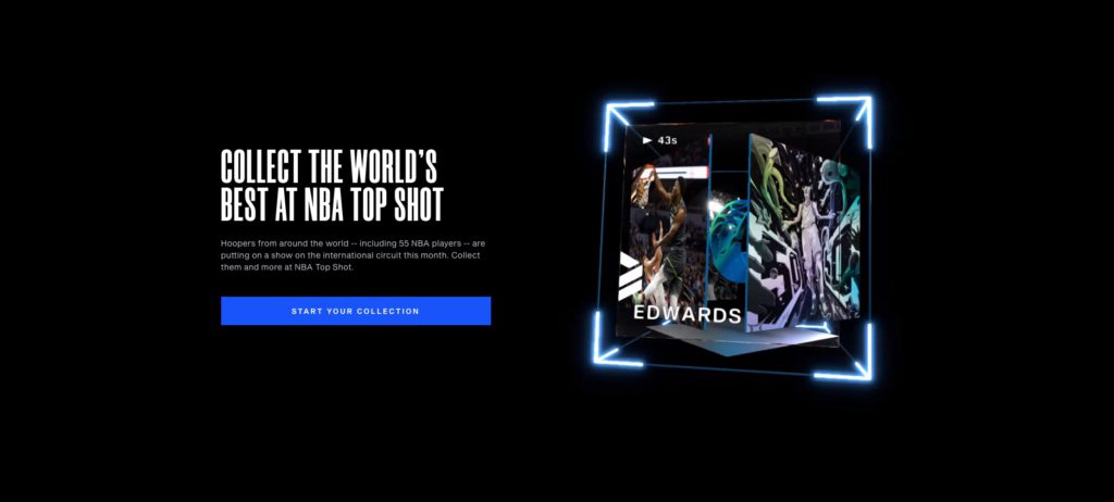 The National Basketball Association (NBA) tapped into the NFT world